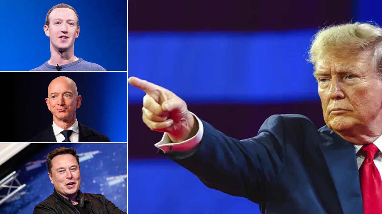 Zuckerberg, Musk, Bezos: los gigantes tecnológicos se alinean con Trump