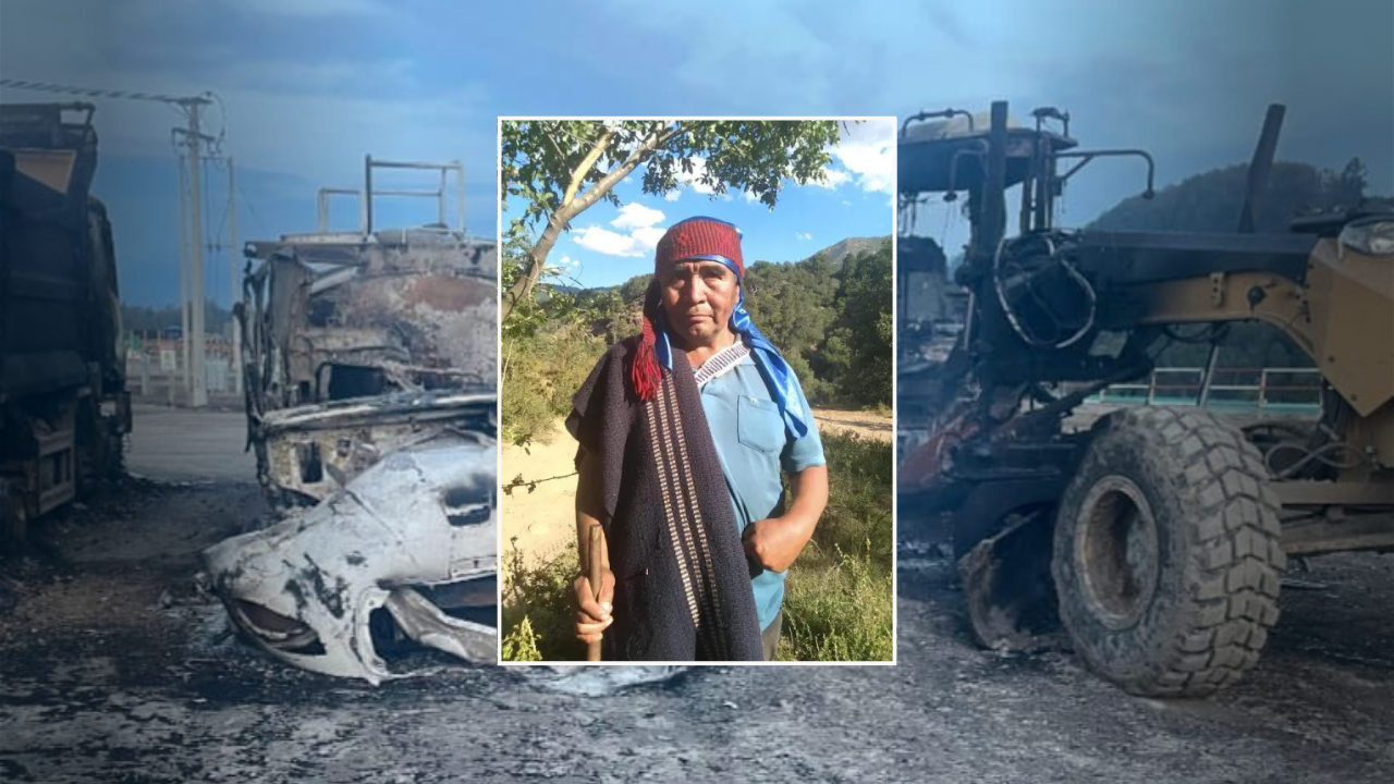 Segundo Suárez Marihuán, el lonco que dijo que “todo es válido” contra obras de la recién incendiada central Rucalhue