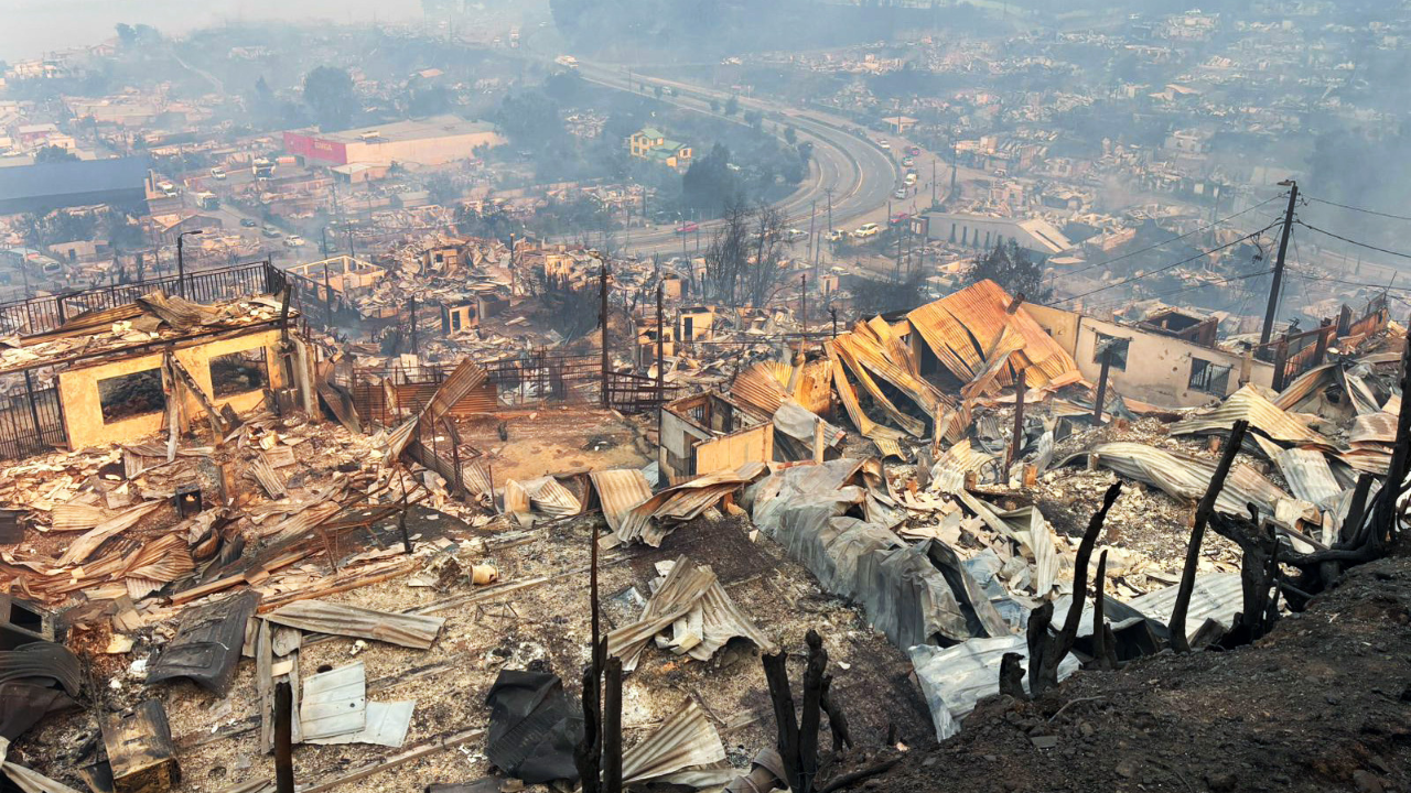 Incendio Foresta, día después, Penco